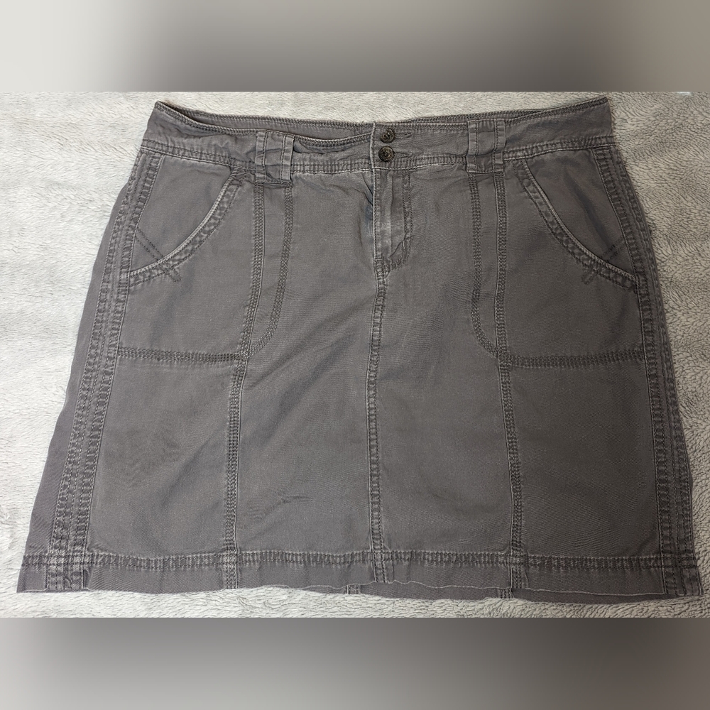 Sonoma Original Skort, Gray, Size 14